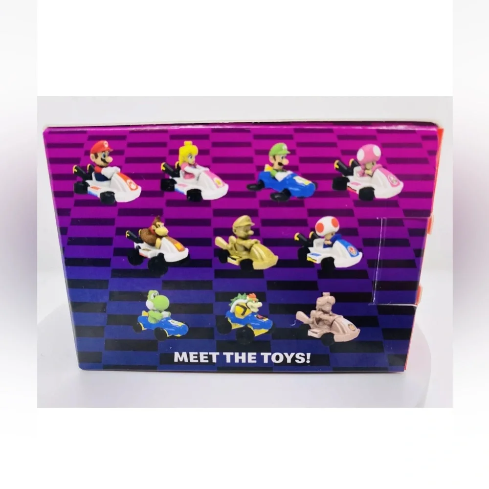 🍄Super Mario Bros. Mario Kart Deluxe 8 McDonald’s Happy Meal Kids Toy,Gold Mario